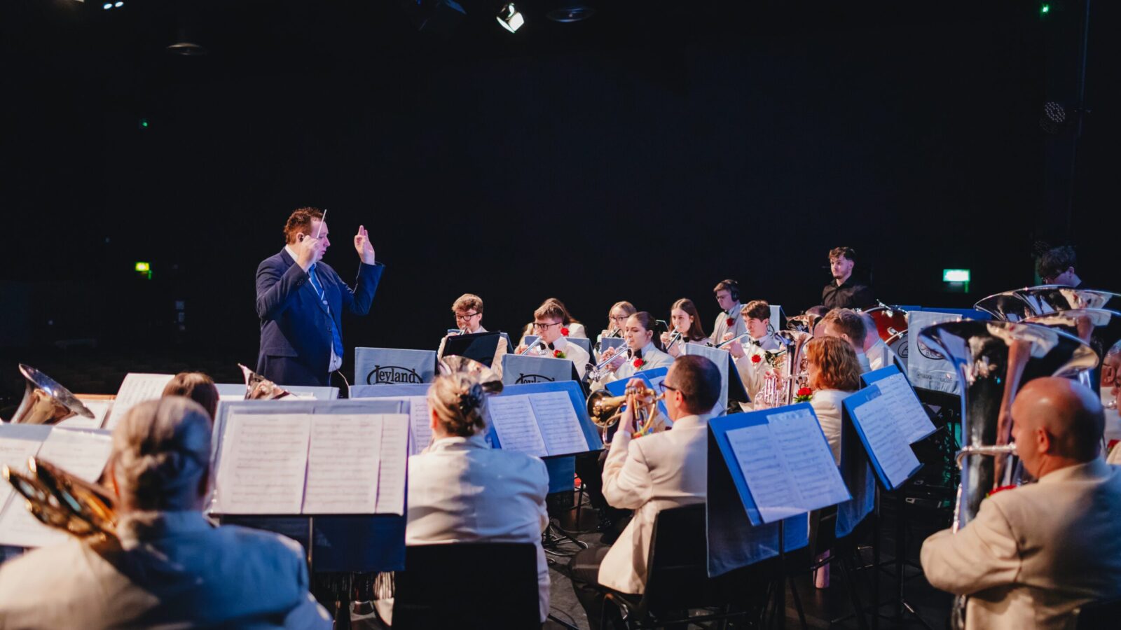 Leyland Band performing
