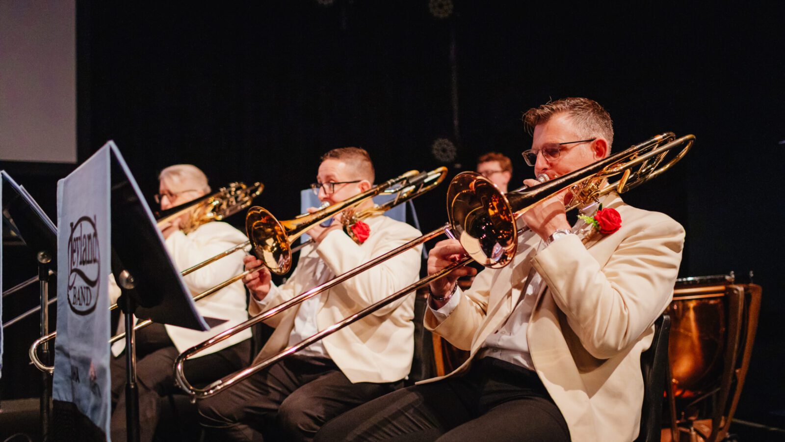 Leyland Band players